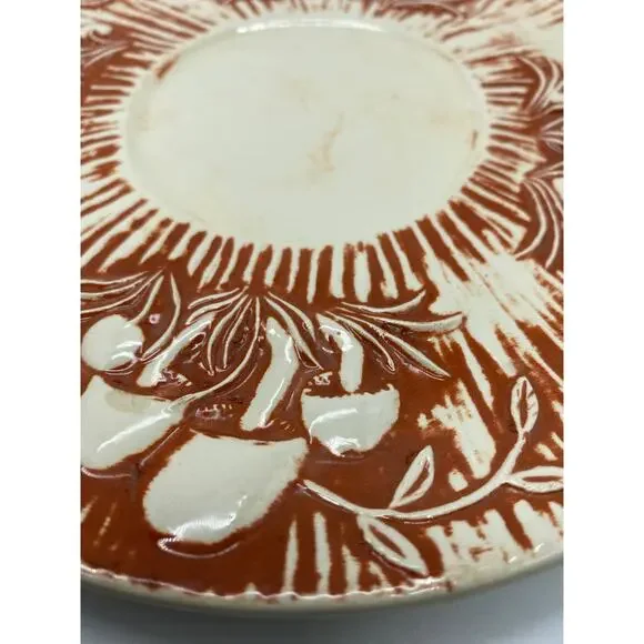 Vintage Arnels mushroom Large Soup bowl and Serving‎ Plate Rare color 1970s - Picture 5 of 11